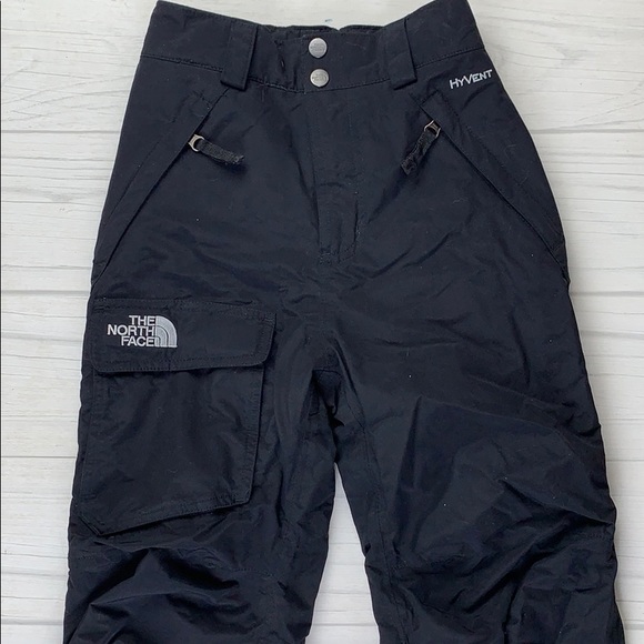 the north face hyvent black snow pants